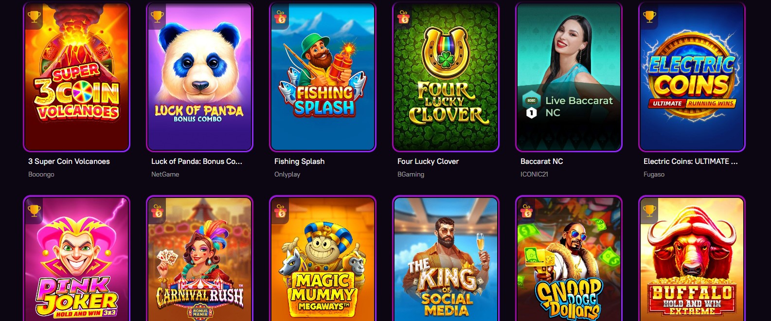 Zoome Casino games